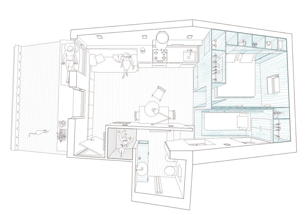 Gosplan-Attic-Apartment_11 Attic Apartment Floor Plan
