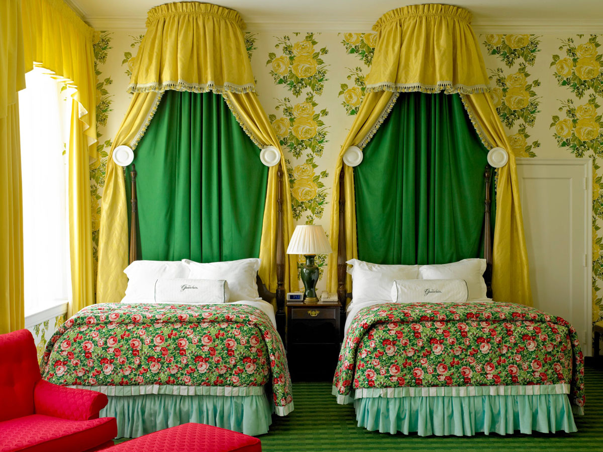 Greenbrier Hotel Elegant Colorful Interior Decor - White Sulphur Springs, West Virginia