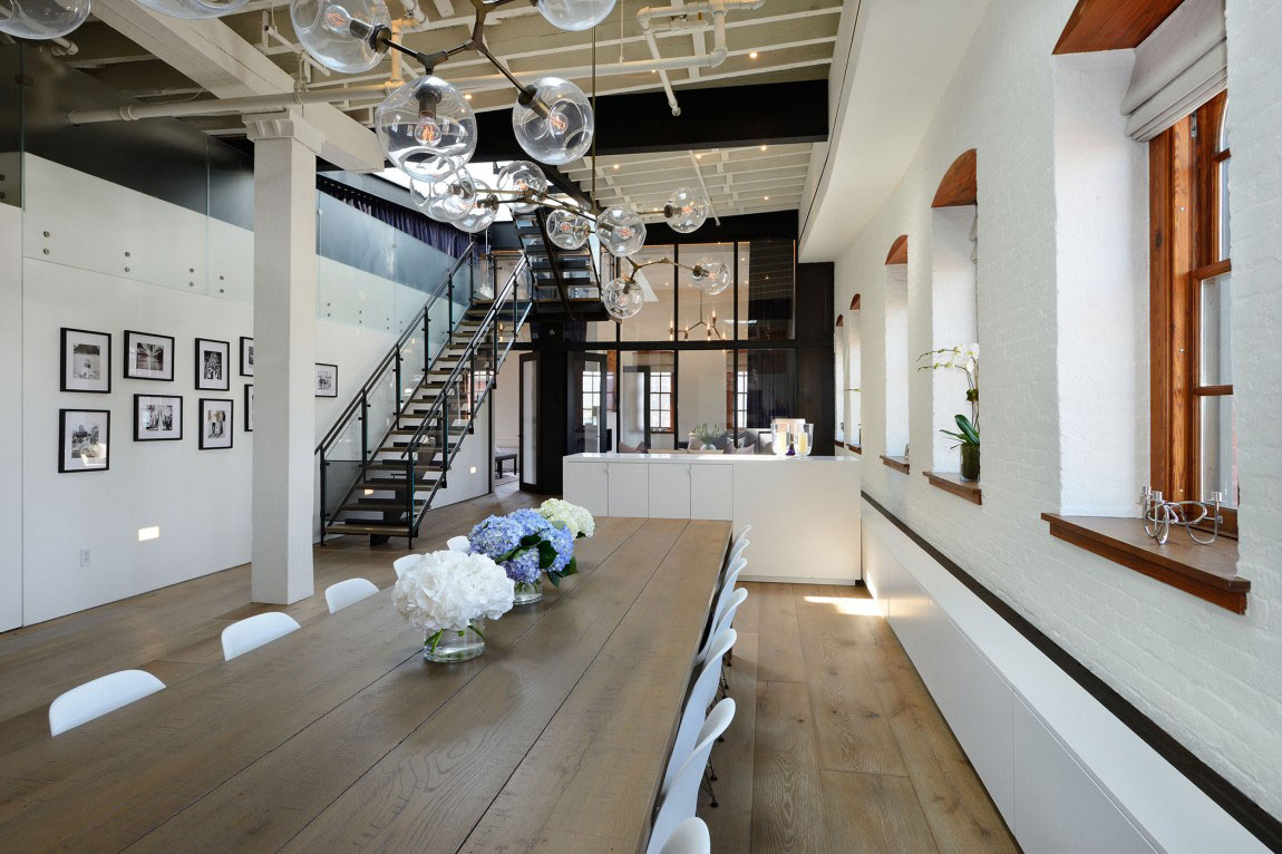 Greenwich-Street-Penthouse_14 Manhattan Warehouse Loft Apartment