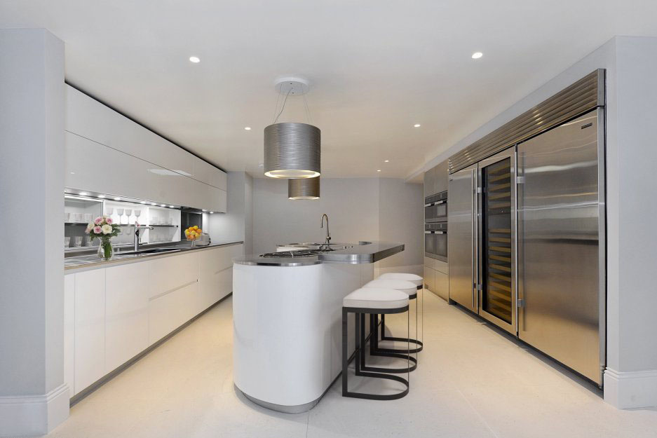 Classical Style New Built Villa in Notting Hill Gate - London, England State of the Art Modern Kitchen