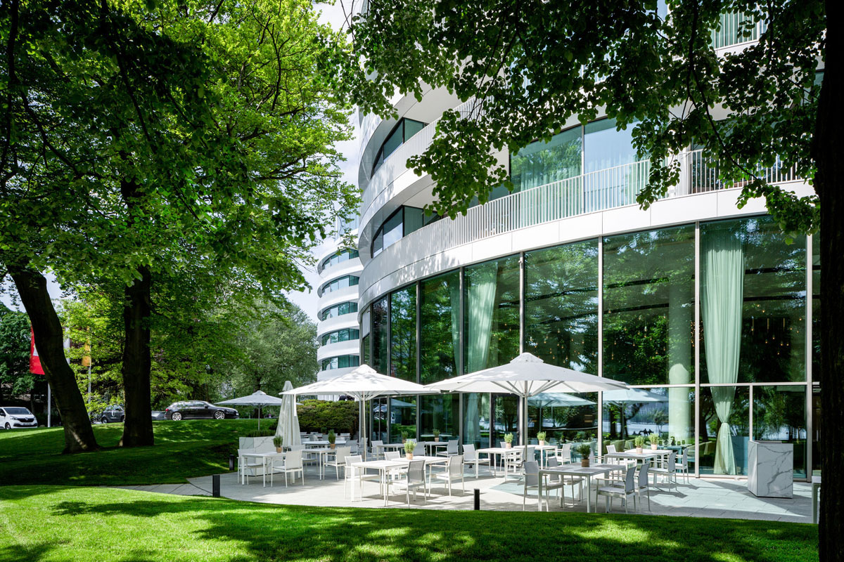 The Fontenay Hotel on Outer Alster Lake - Hamburg, Germany
