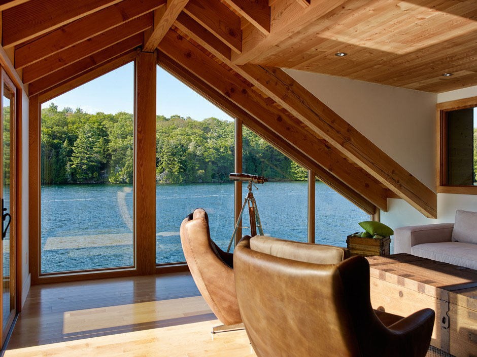 Lake-Joseph-Boathouse_11 Modern House by the Lake