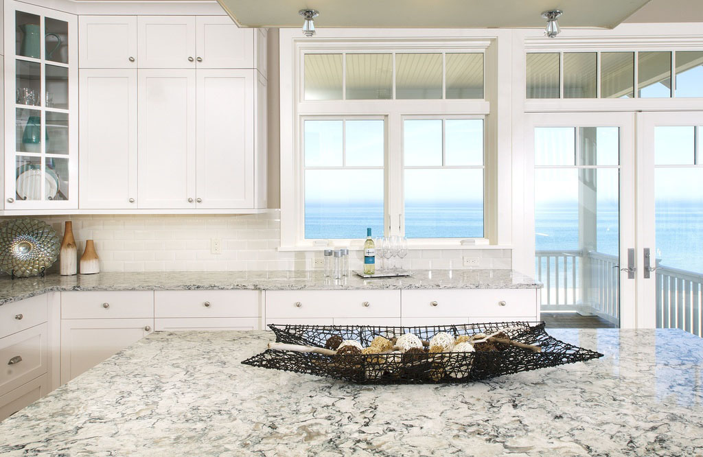 Lake-Michigan-Beach-House_5 Stunning Kitchen with Lake View