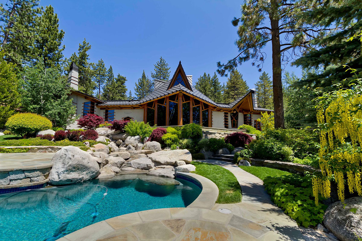 Architecturally Unique Lake House - Lake Tahoe, Nevada