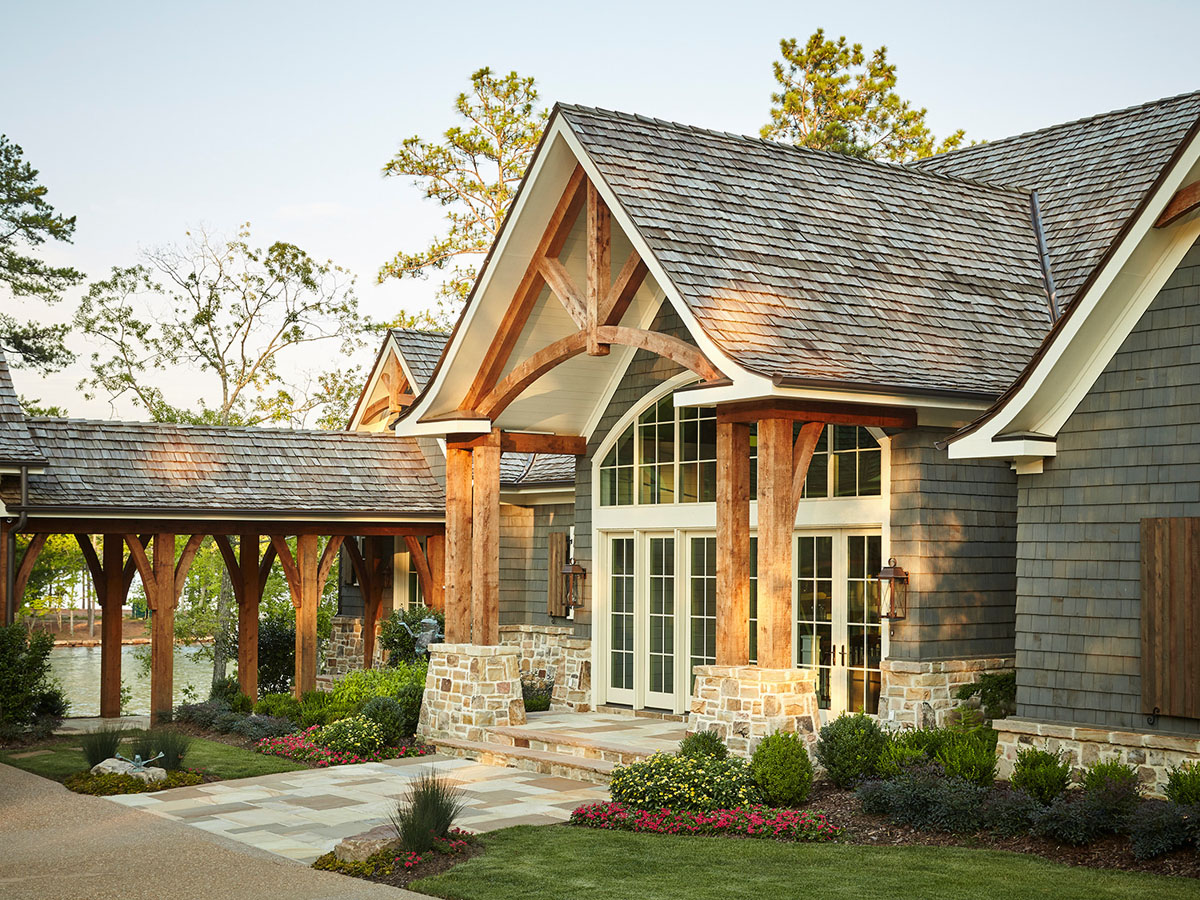 Cedar-Shake and Stone Country Home on Lake Martin - Alexander City, Alabama