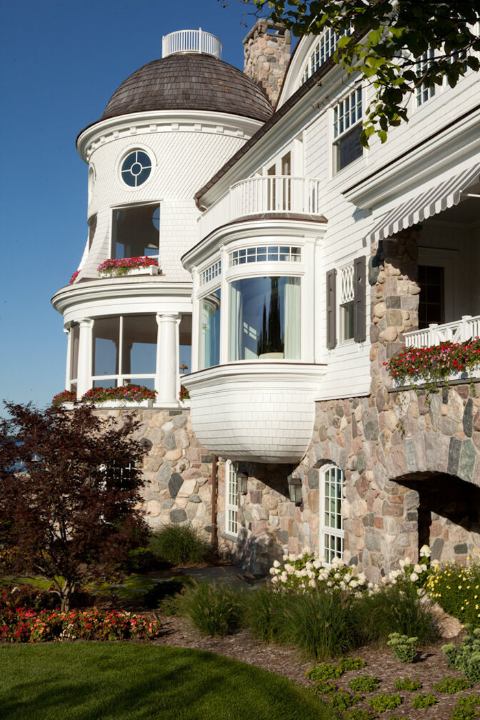 Stone and Shingle House by the Lake - Holland, Michigan