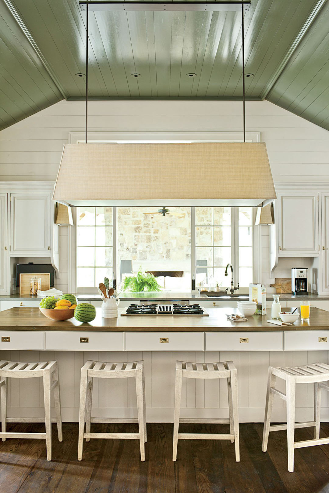 New Built Traditional Style Stone Cottage Contemporary Country Kitchen