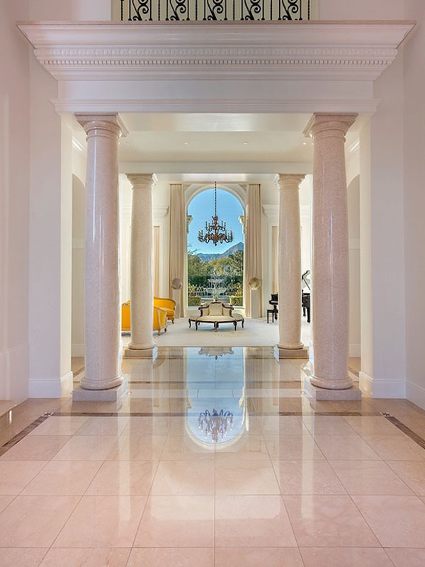 Las-Vegas-Manor_3 Hallway Grand Italian Marble Columns