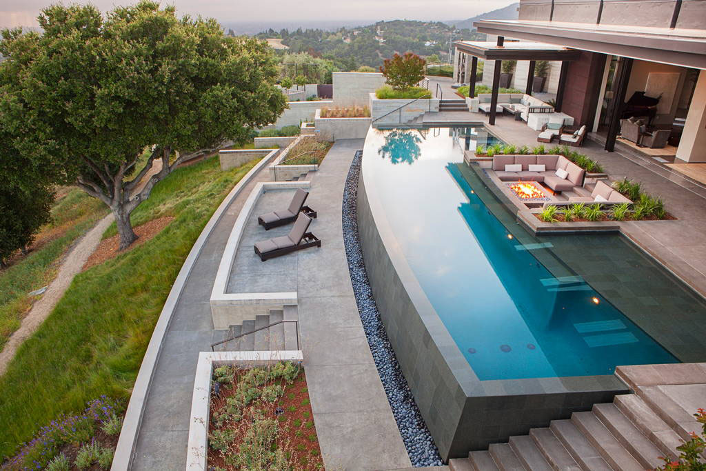 Los-Altos-Hills-Luxury-Home_1 Contemporary Luxury Home with Infinity Edge Swimming Pool
