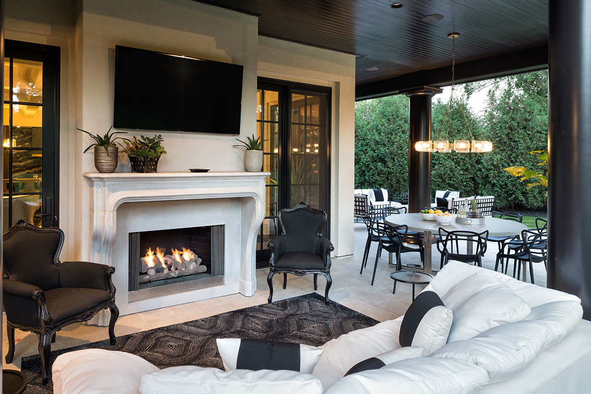 Modern Mansion Blends Classic Hollywood with Italian Elegance - Edina, Minnesota
