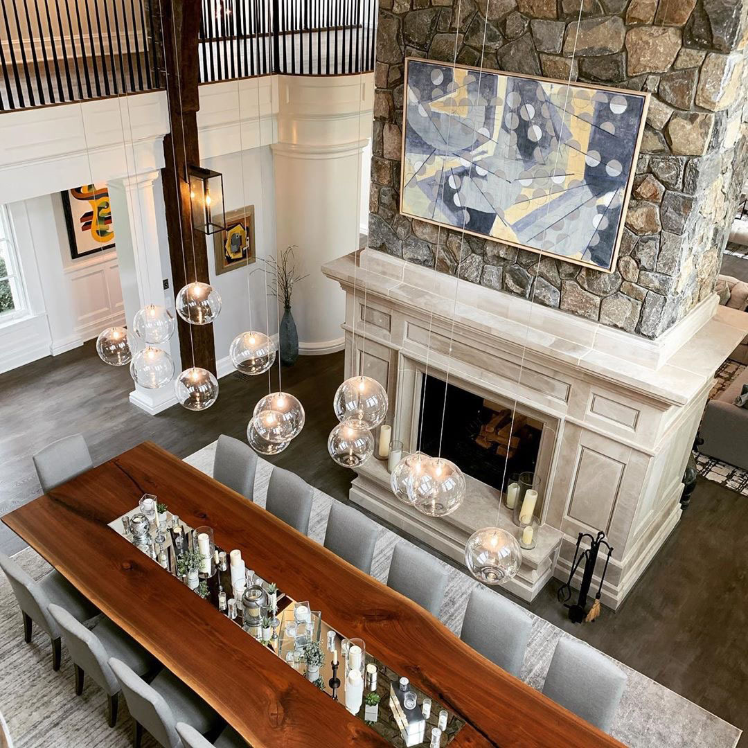 Luxury Grand Estate with Soaring Ceiling and Wood Beams - Greenwich, Connecticut