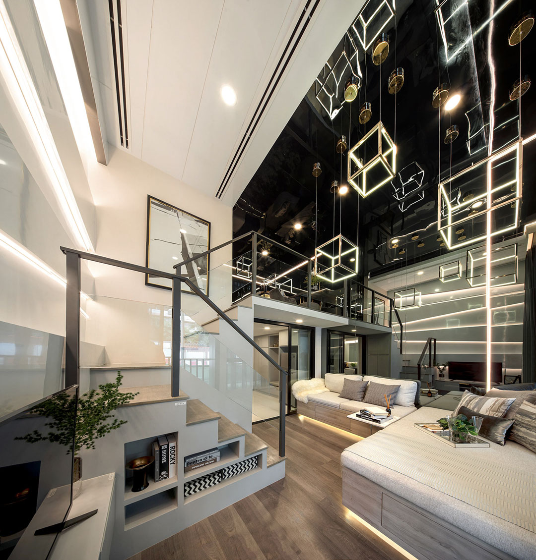 Luxury Modern Studio Loft Apartment with Double Height Ceiling - Bangkok, Thailand