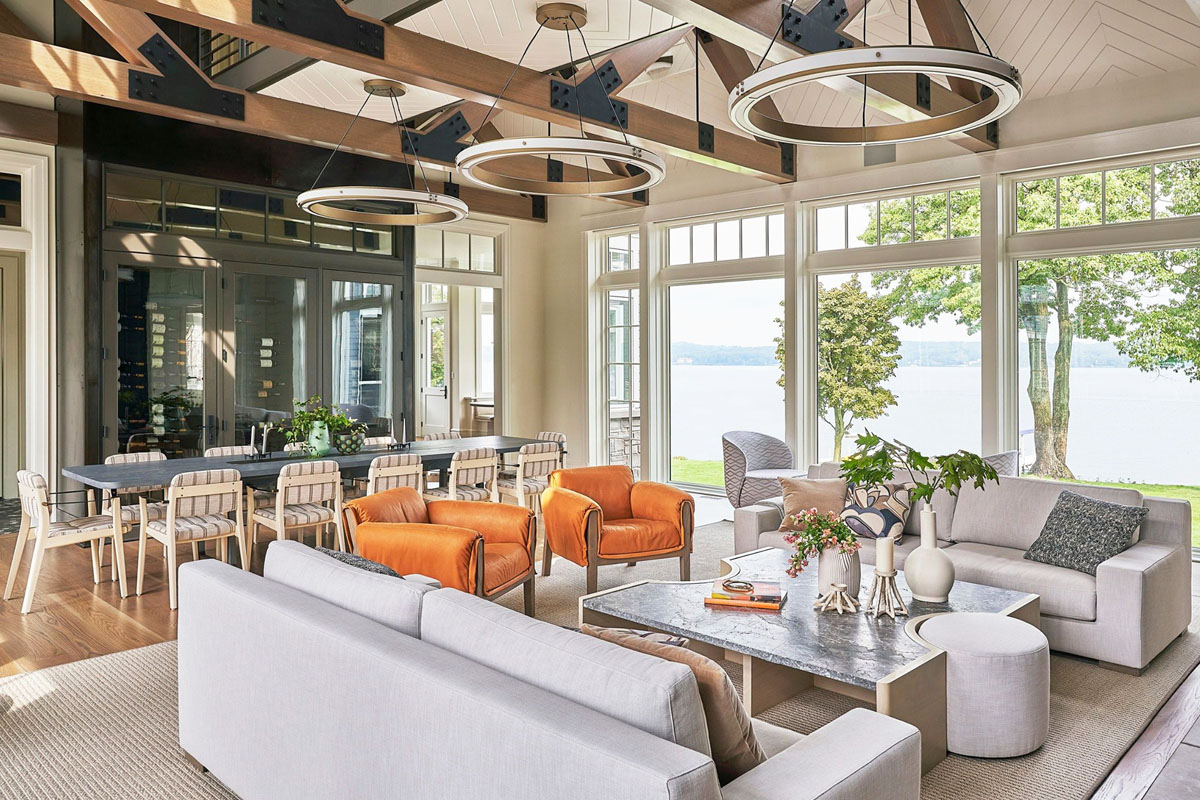 Contemporary Lakeside Home - Lake Geneva, Wisconsin