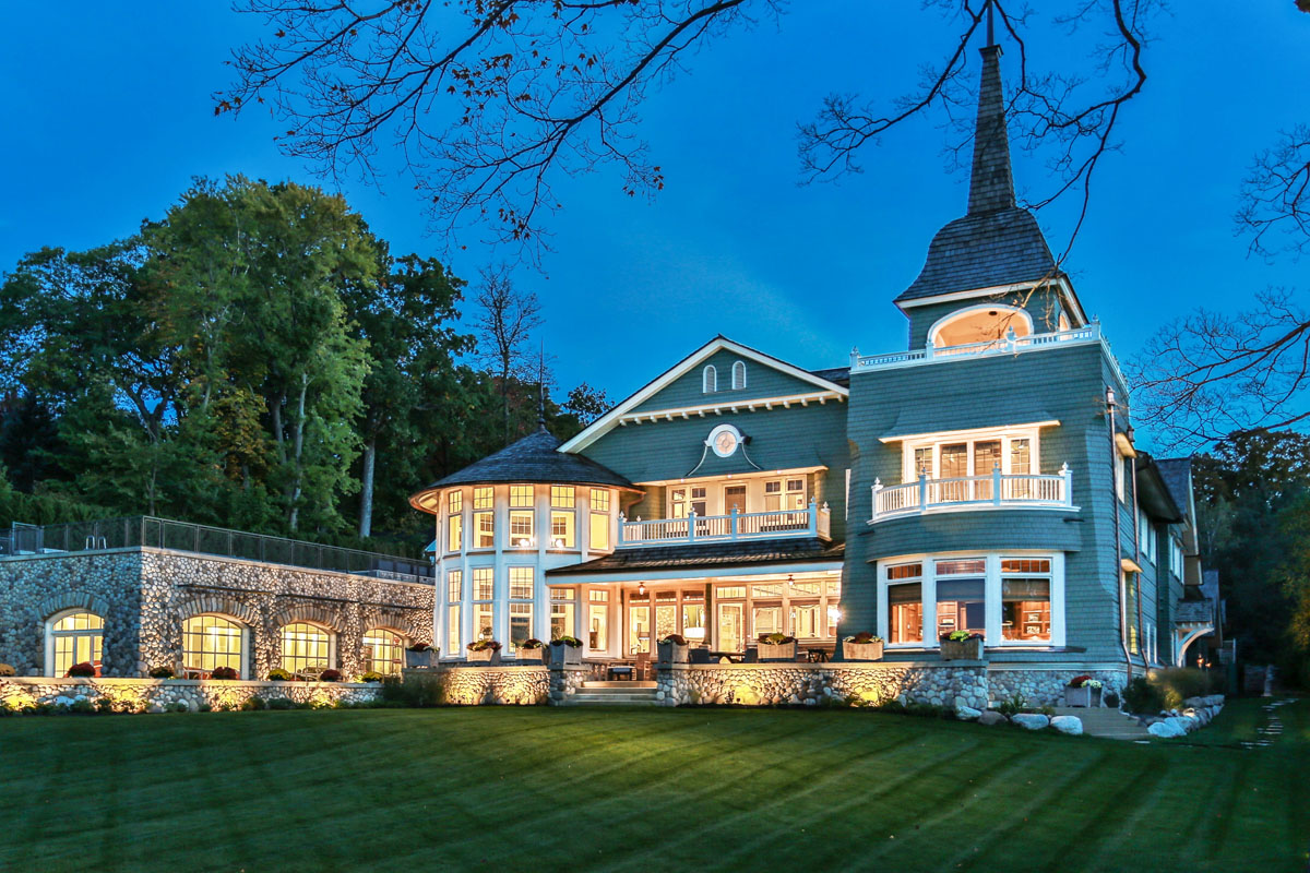 Classic Shingle-Style Architecture - Fontana-on-Geneva Lake, Wisconsin