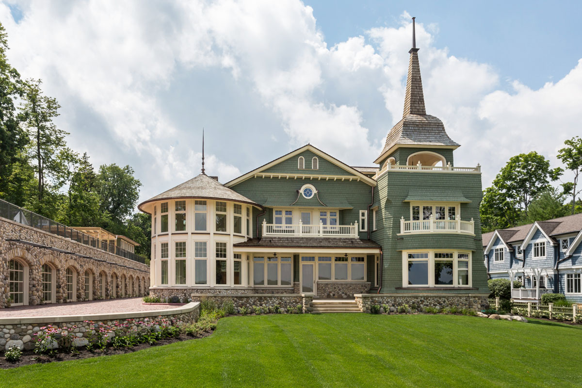 Classic Shingle-Style Architecture - Fontana-on-Geneva Lake, Wisconsin