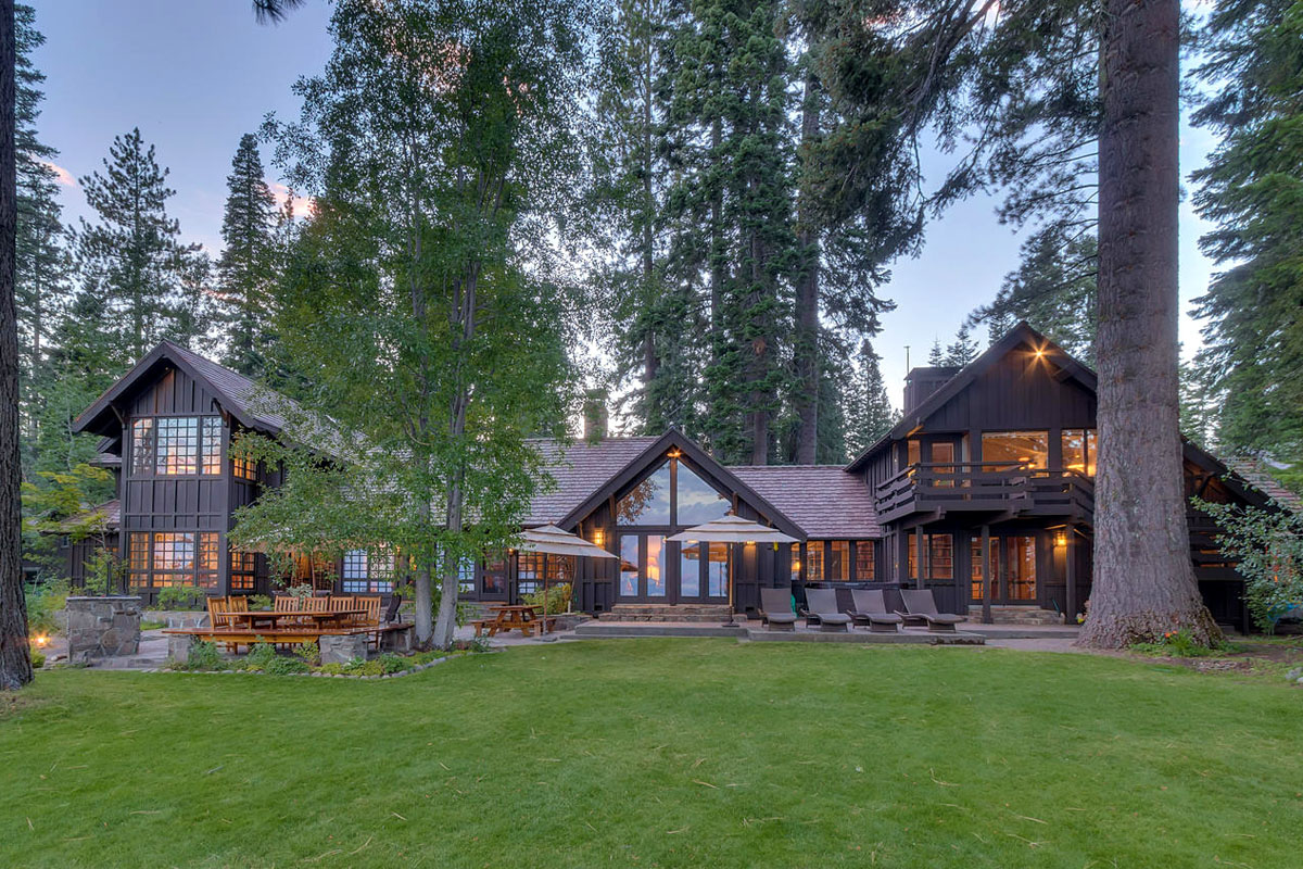 Mark Zuckerberg’s Secluded Lakefront Estate in Lake Tahoe, California