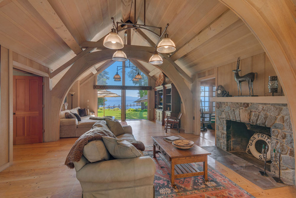 Mark Zuckerberg’s Secluded Lakefront Estate in Lake Tahoe, California