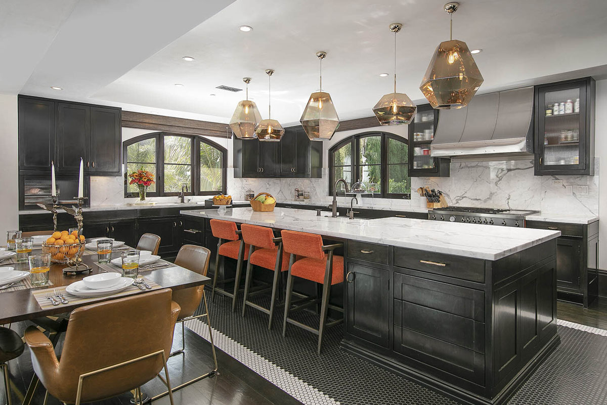 Dream Home with Expansive Ocean View - Montecito, Santa Barbara, California Chef's Kitchen