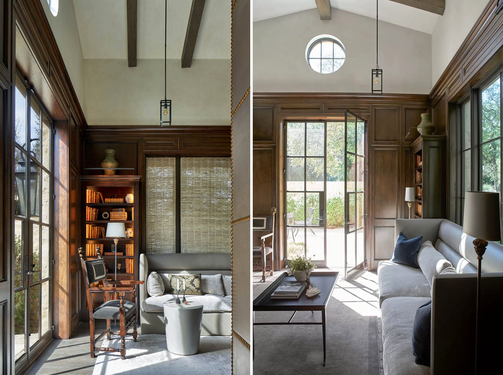 Contemporary Stone House with Old Word Elegance - Austin, Texas