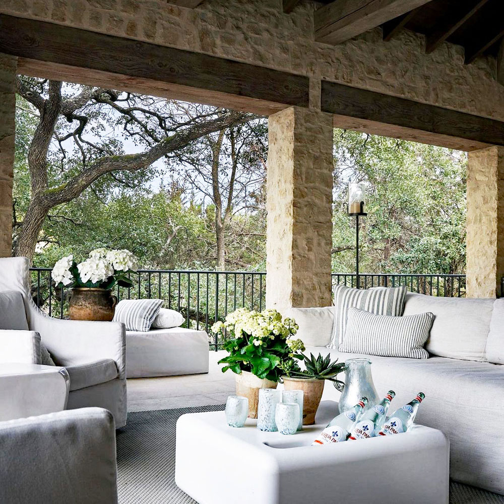 Mediterranean Inspired Rustic Stone House - Austin, Texas