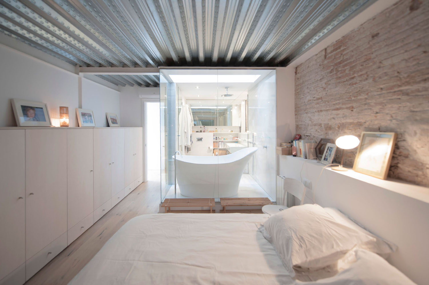 Milk-Shop-House_9 Bedroom Ensuite Bathroom with Glass Walls