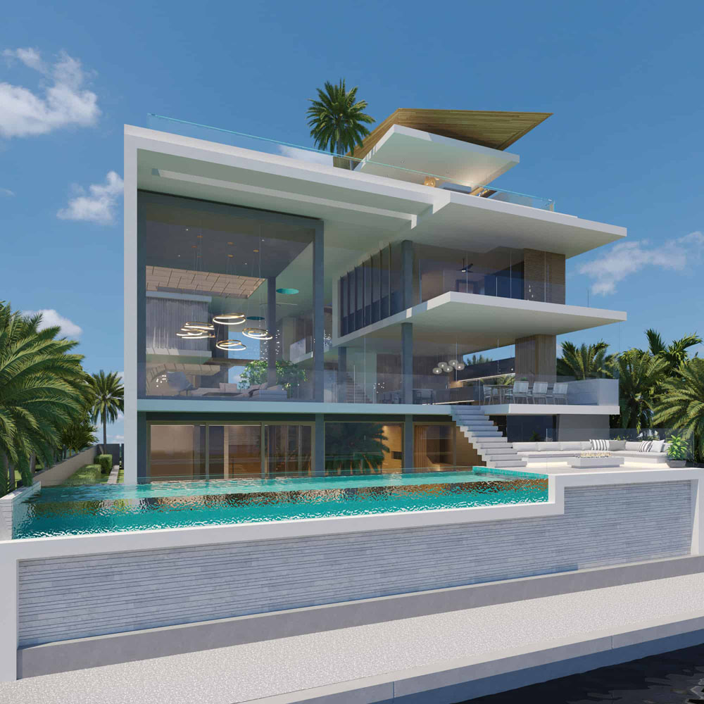 Modern Coastal Dream Home Design - Gold Coast, Queensland, Australia Modern Luxury Living
