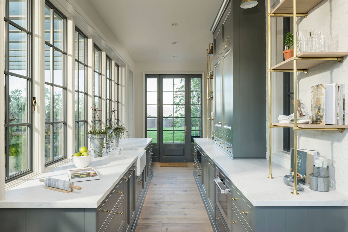 Modern Take of an English Country Cottage - Highland, Utah Butler's Pantry
