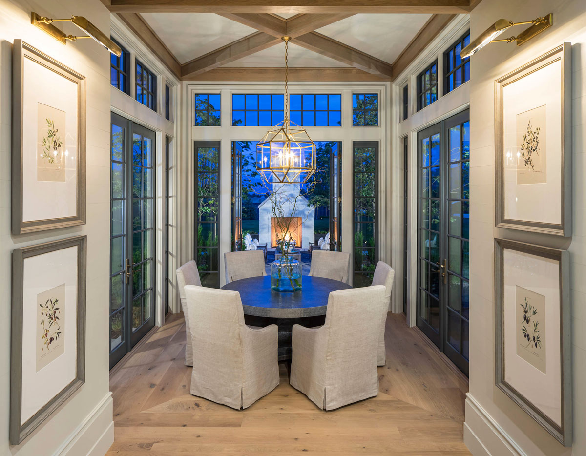 Modern Take of an English Country Cottage - Highland, Utah Elegant Dining Nook