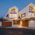 Minimalist House-Shaped House with Traditional Gabled Building Design