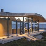 Modern Sea Front Summer Glass House In Finland