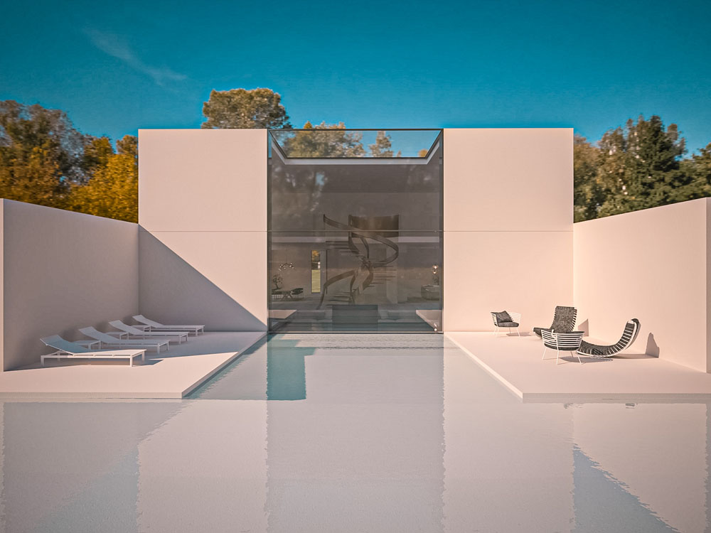Minimalist Home Inspired by the Simplicity of the Shapes