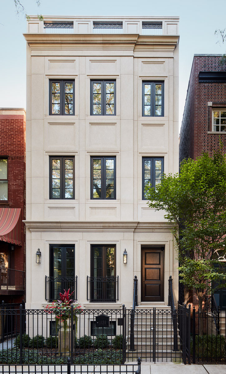 Modern Lincoln Park Townhome with Classical Architecture