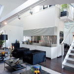 Modern Penthouse With Skylights