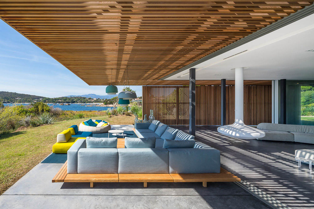 Natural Red Cedar Modern Timber Home with Sea Views - Corsica