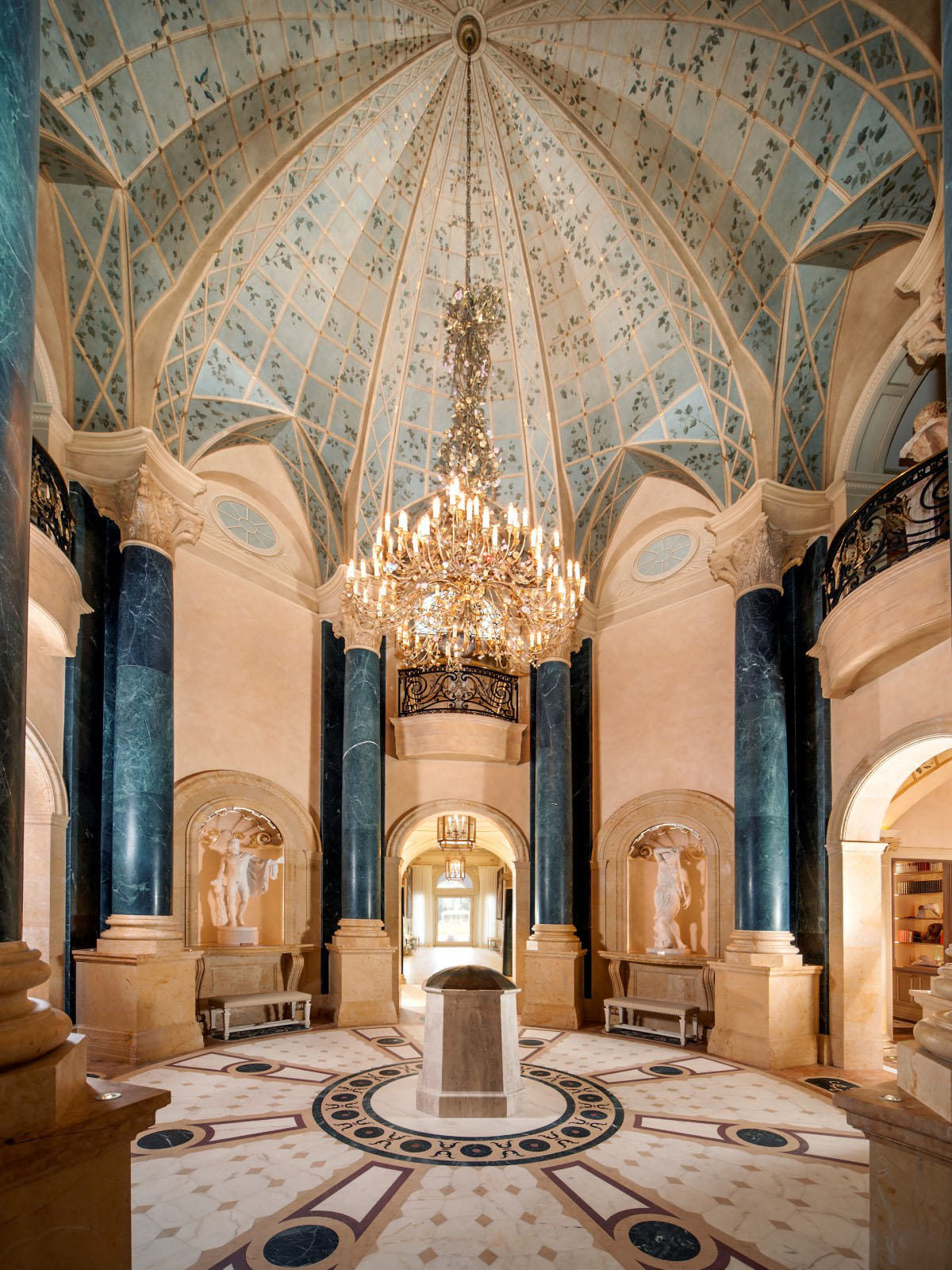 Neoclassical-Chateau-Estate-Texas_5 Luxury Home Grand Lobby
