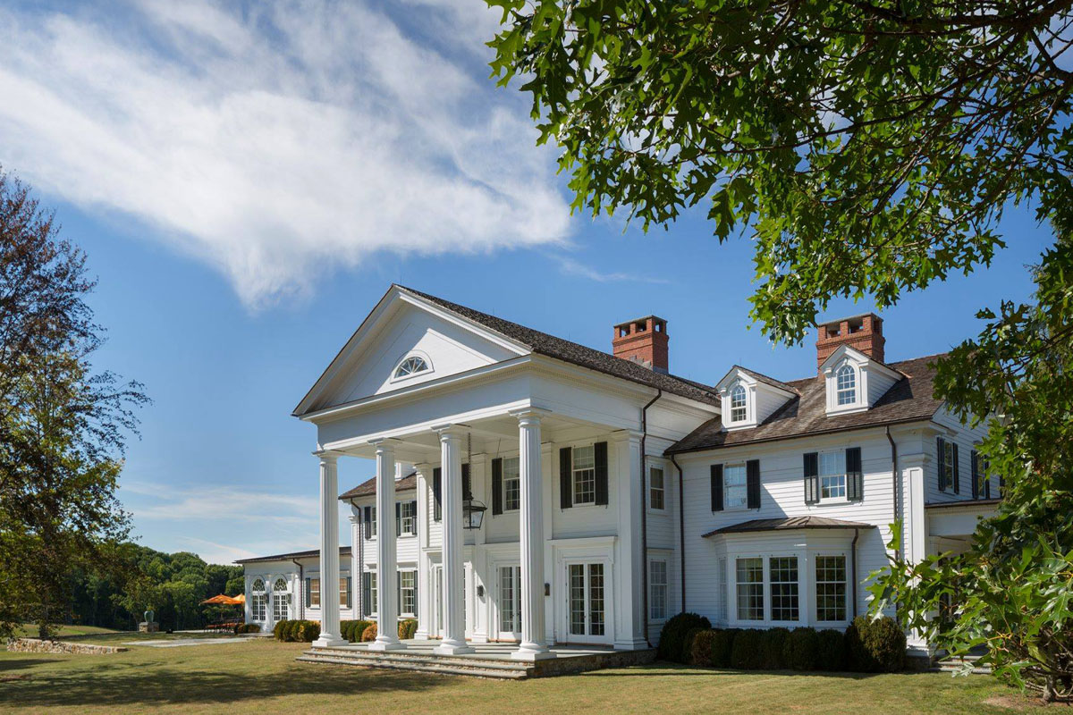 Greek Revival Estate - Millbrook, New York Neoclassical Architecture