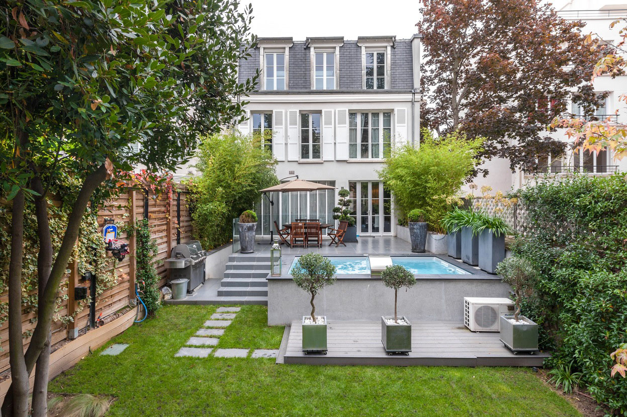Neuilly-sur-Seine-Luxury-Townhouse_1 Luxury Contemporary Home near Paris