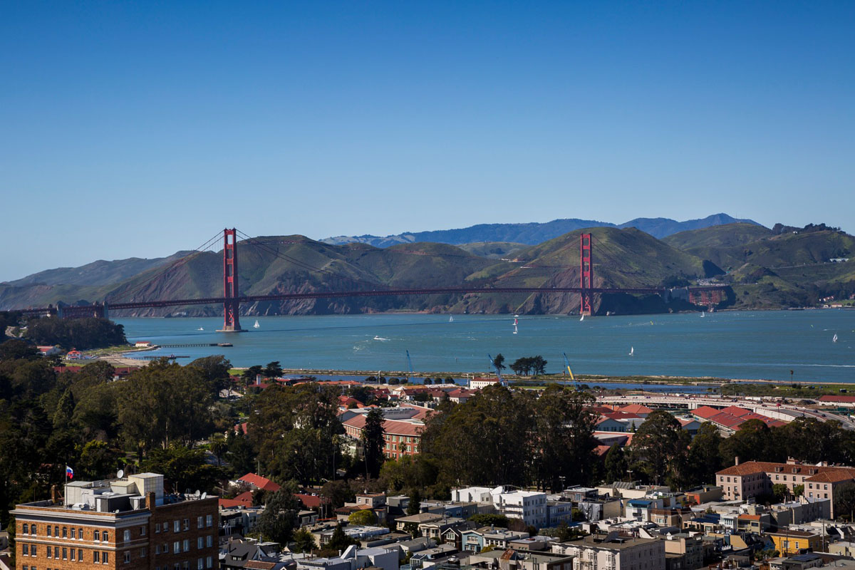 View of Golden Gate Bridge