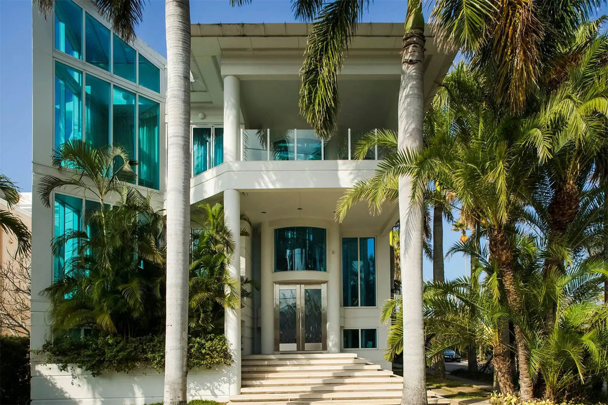 Luxury Waterfront Home with Glass Elevator and Staircase - St. Petersburg, Florida