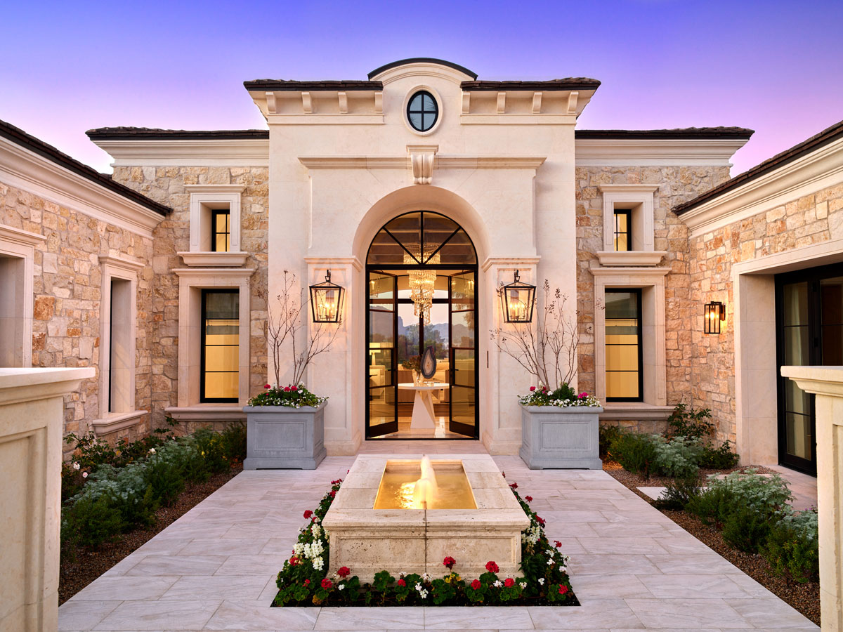 Timeless Mediterranean Style Mountain View Home - Paradise Valley, Arizona