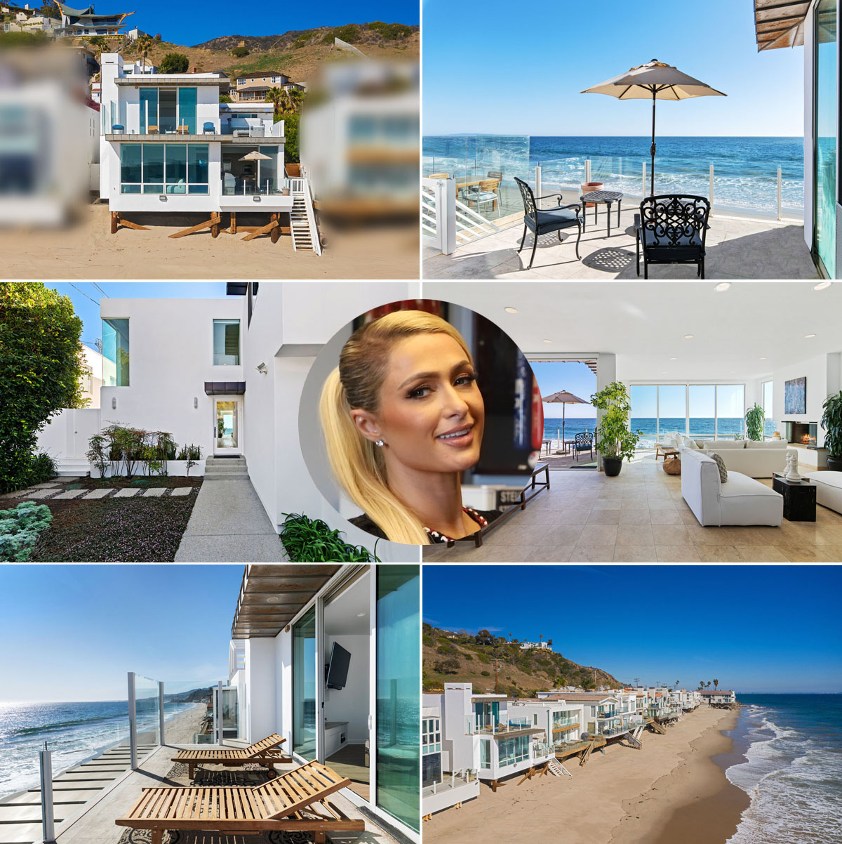 Paris Hilton’s Oceanfront Getaway Home - Malibu, California Paris Hilton House