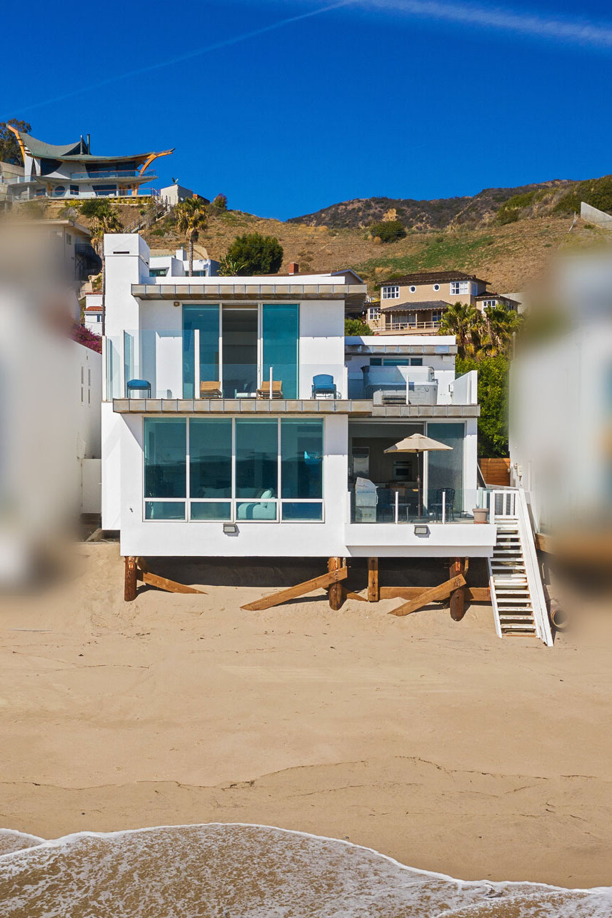 Paris Hilton’s Oceanfront Getaway Home - Malibu, California Pacific Coast Highway, Malibu, California