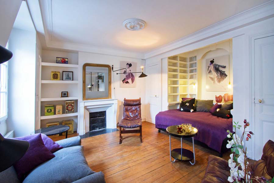 Paris-Studio-Apartment_3 Classic-Contemporary-Studio-Apartment