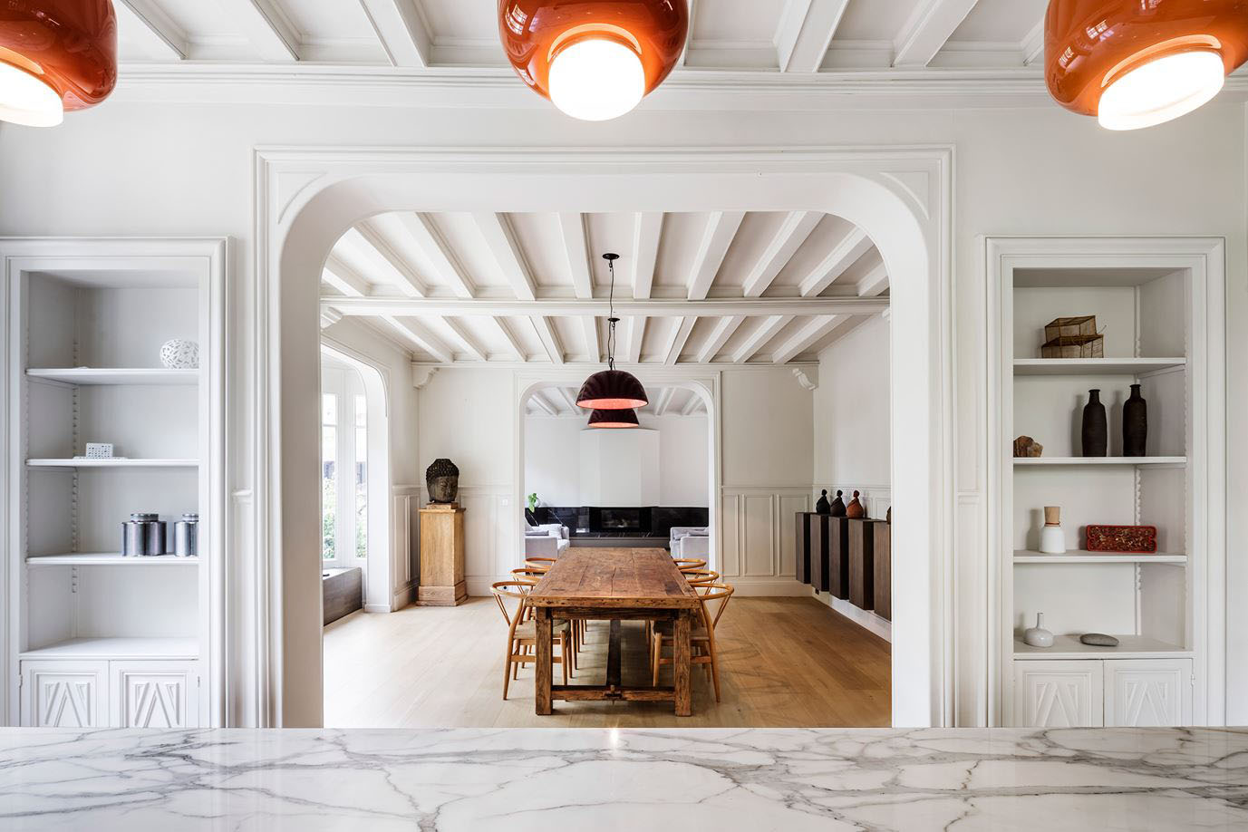 paris-suburb-contemporary-house_2 Charming Contemporary Interior with clean lines