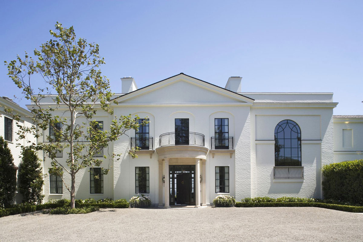 Elegant Regency Style Contemporary House - Los Angeles, California