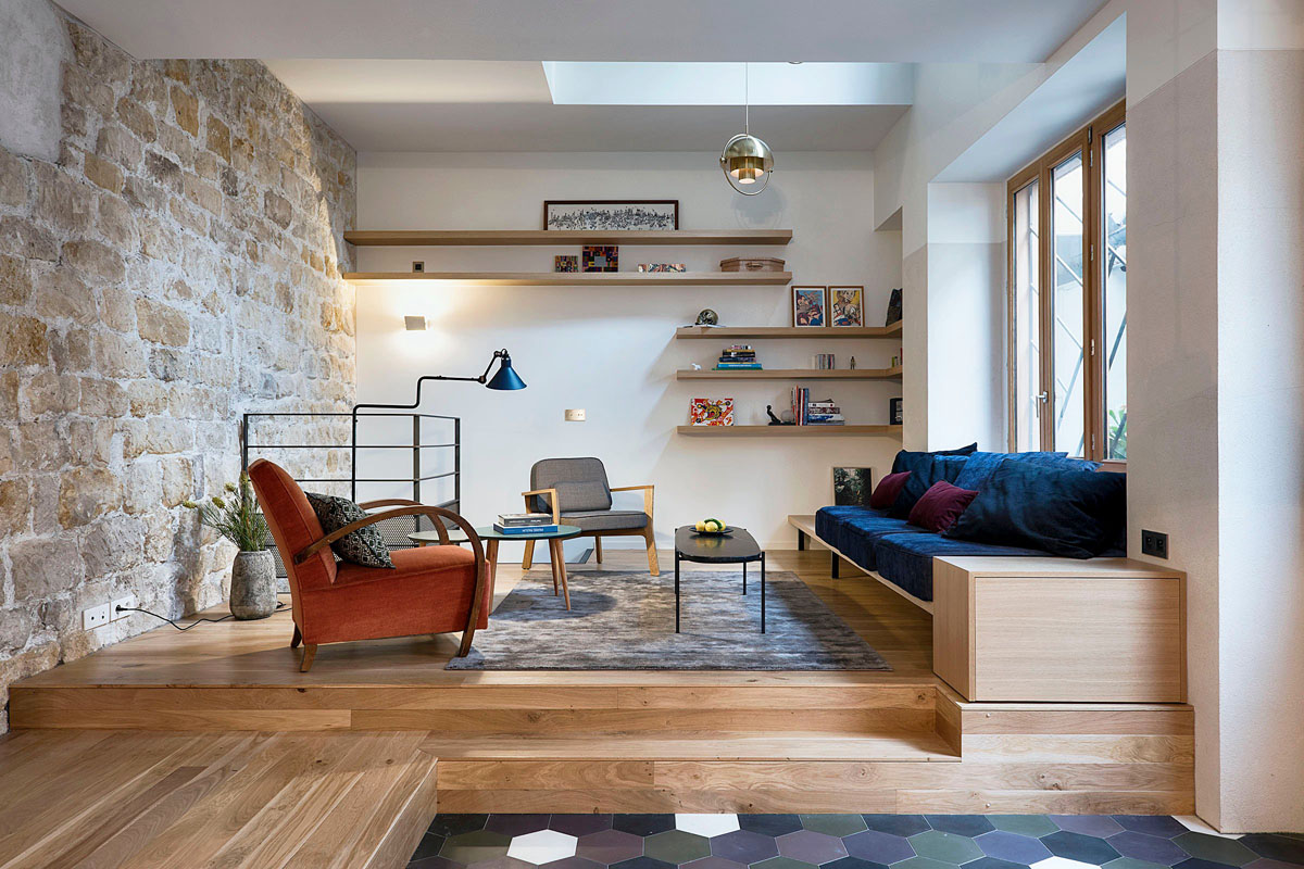 Modern Interior of a Chic Parisian House