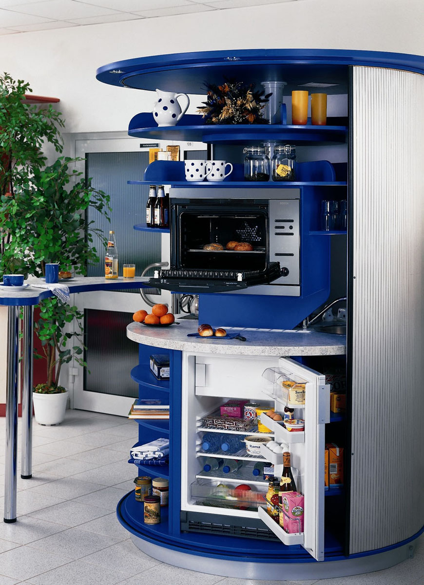 Revolving-Circle-Compact-Kitchen_4 Smart Kitchen