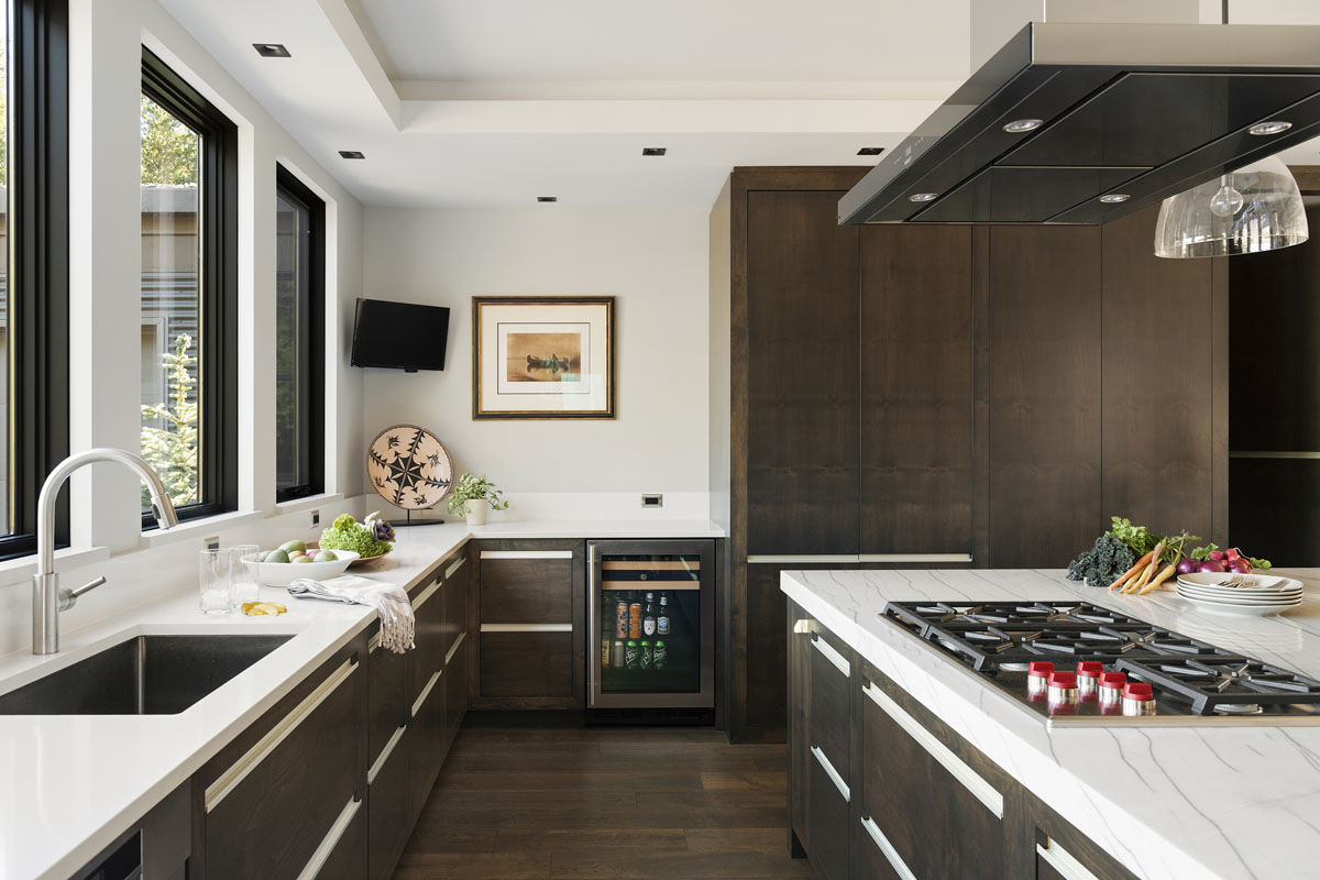 Modern Country Home Kitchen - Afton, Minnesota
