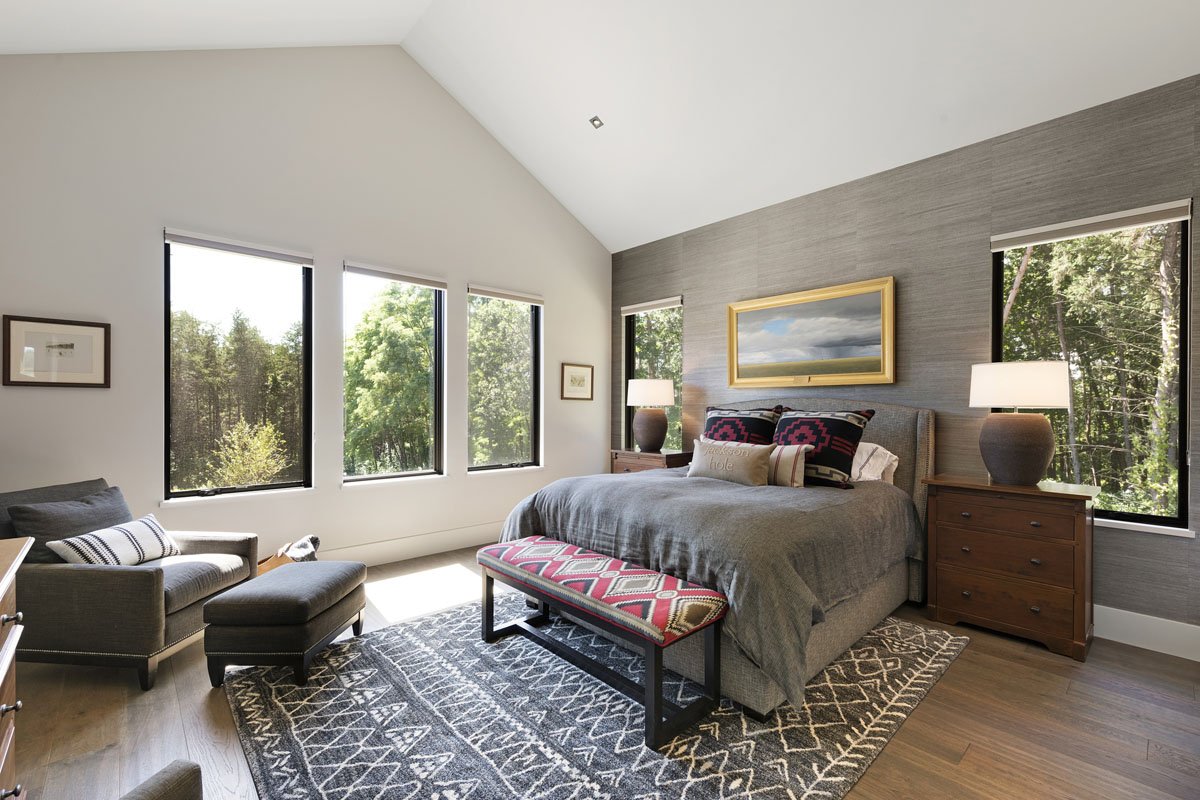 Modern Classic Country Home Bedroom - Afton, Minnesota