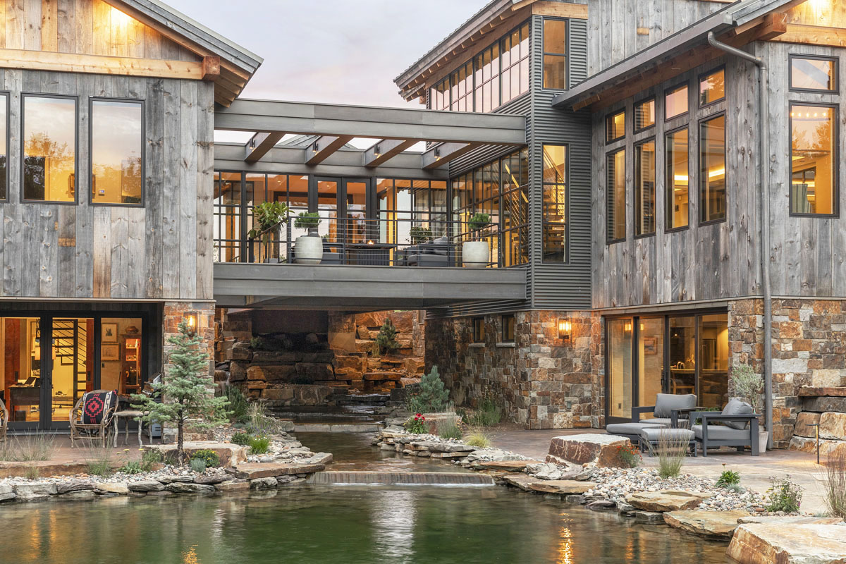 Modern Country Lodge with Water Feature and Private Pond - Afton, Minnesota